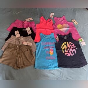 Girl lot of summer clothes